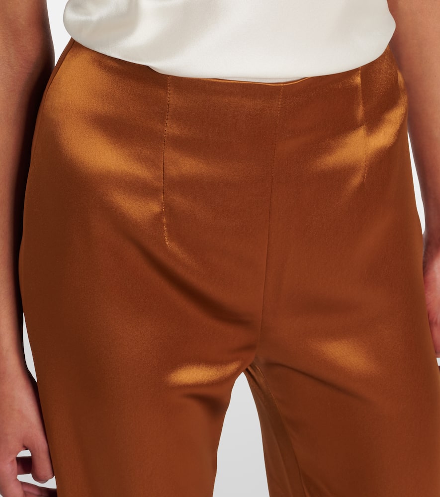 Sister Moon satin wide-leg pants