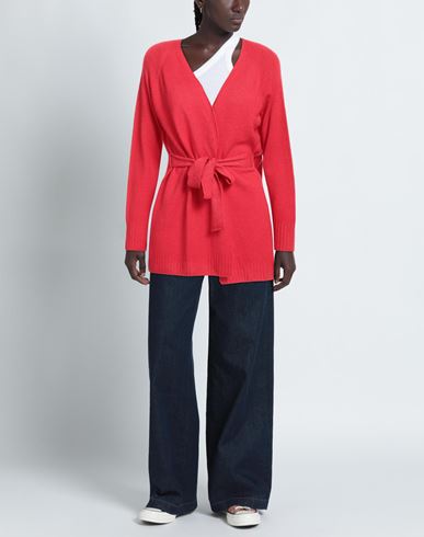 Woman Cardigan Red