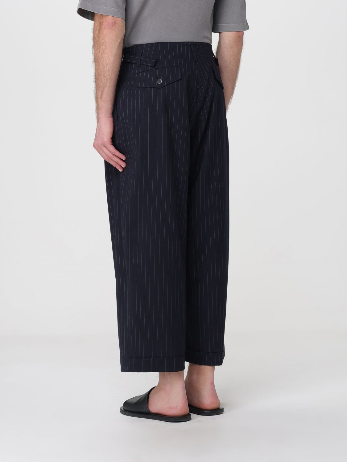 Pants Men color Blue