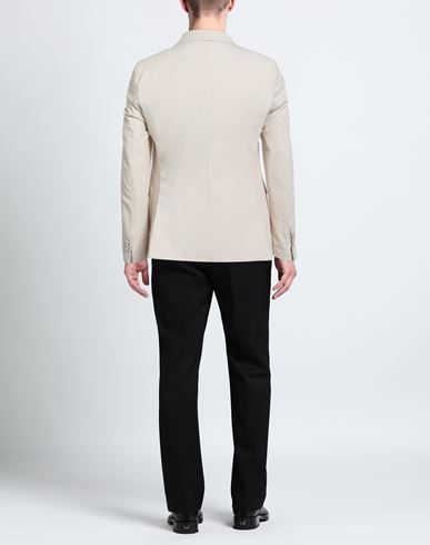 Man Blazer Beige Size 42 Polyester, Viscose, Elastane
