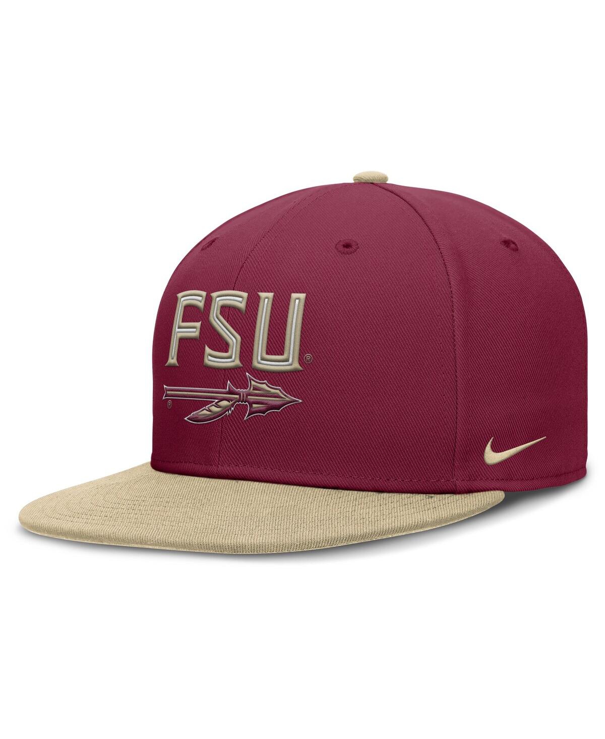 Men's Garnet/Gold Florida State Seminoles Two-Tone Primetime Performance Fitted Hat - Garnet, Gold