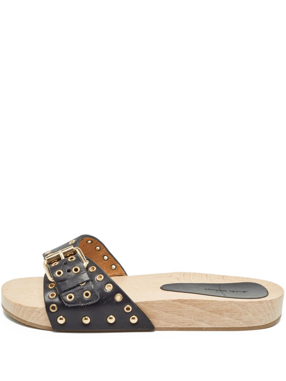 Jaso eyelet-detailing sandals - Black