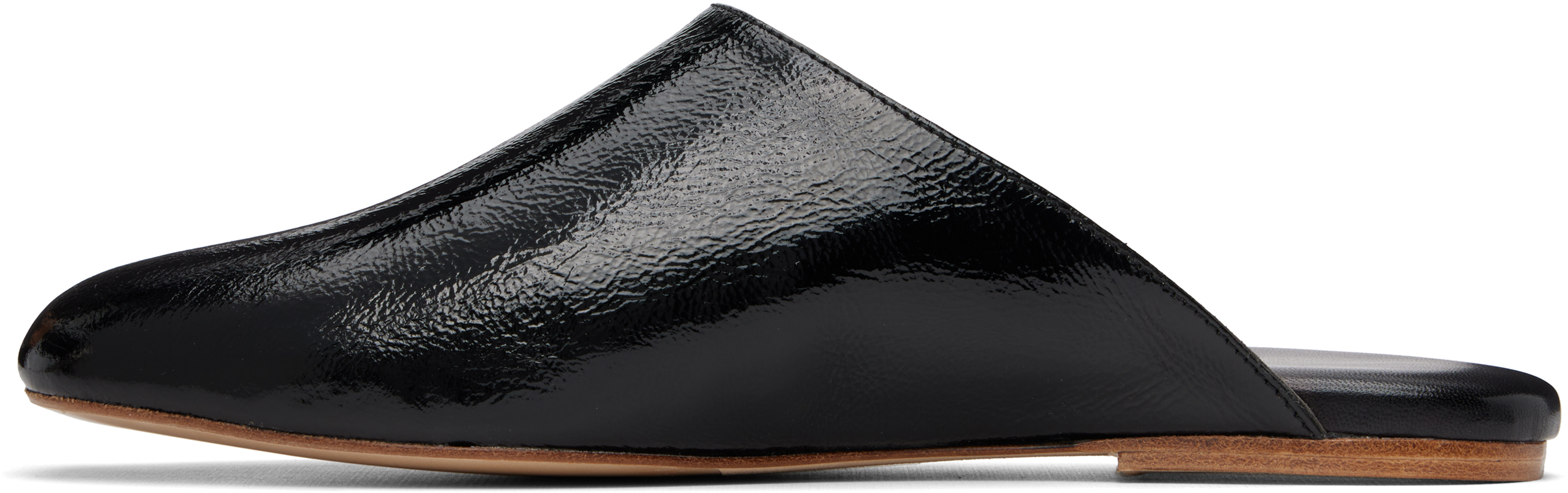 Black 'Les Mules' Slip-on Loafers