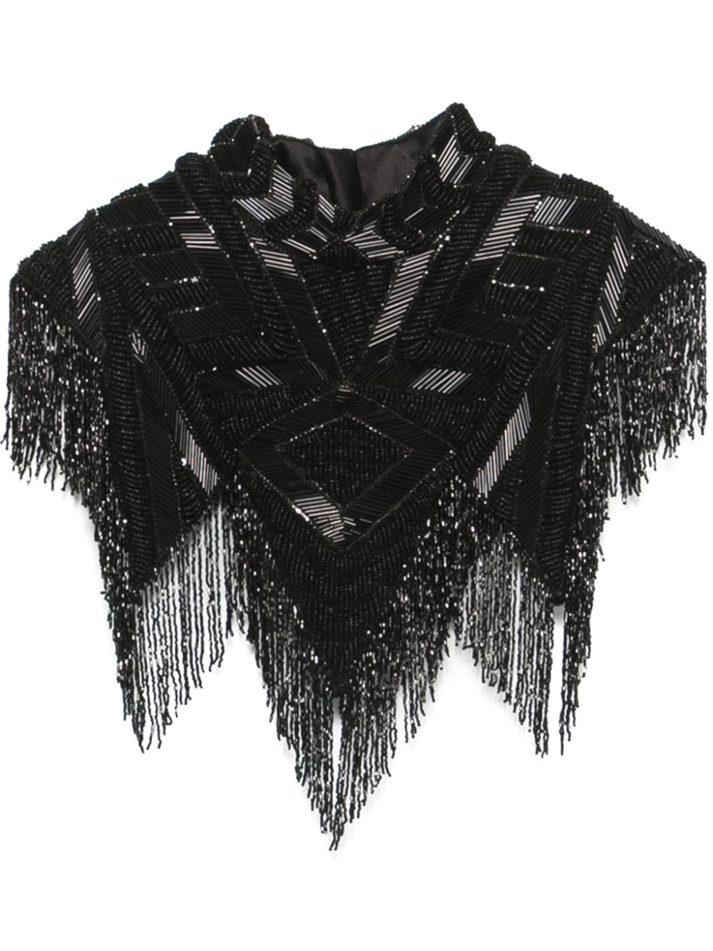 Bead-detailed top - Black