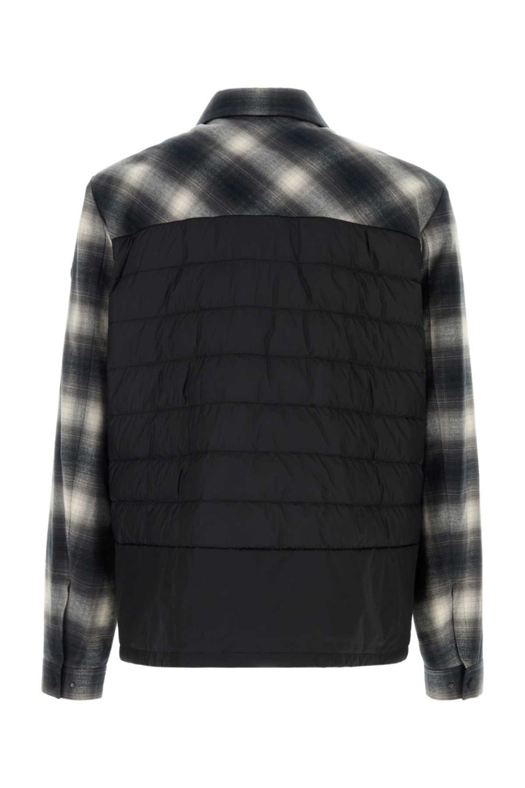 Black Check Shirt Jacket