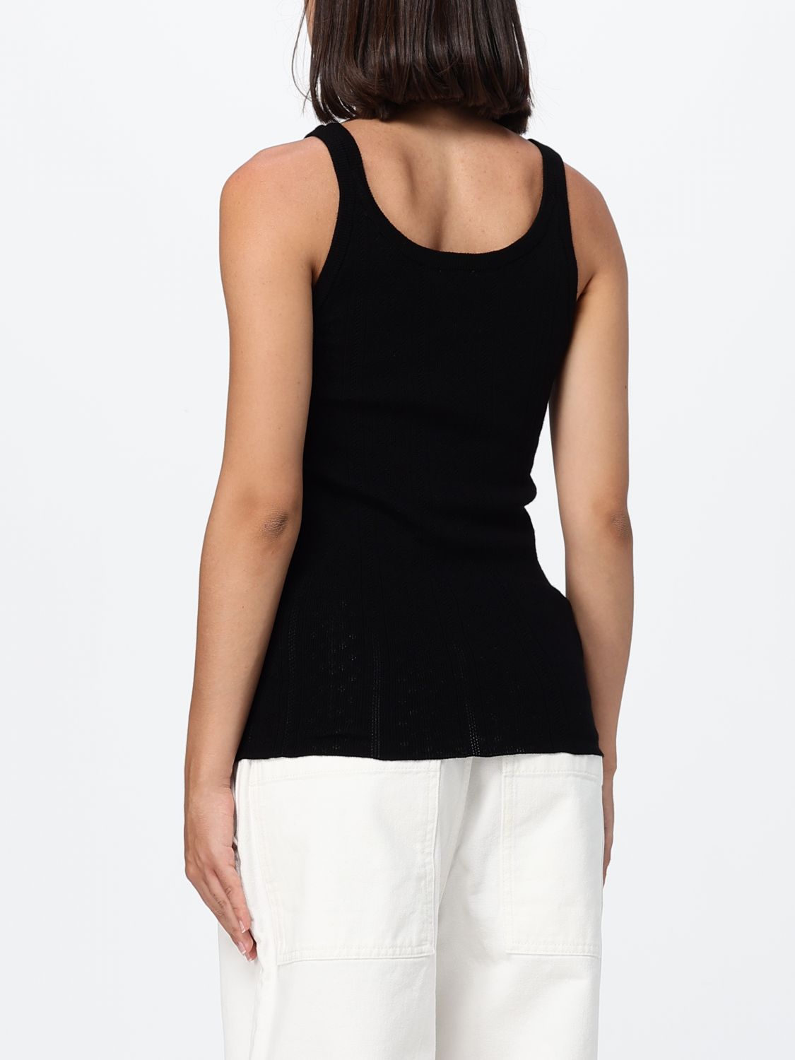 Top Woman color Black