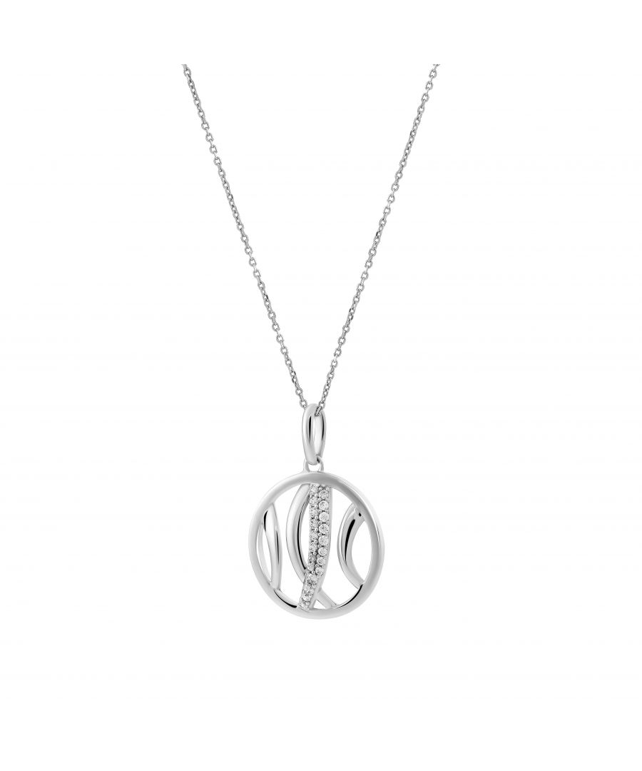Orphelia Womens 925 Sterling Silver Chain with Pendant - ZH-4768 - One