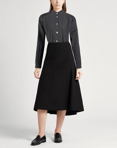 Woman Shirt Black Size L Cotton, Elastane