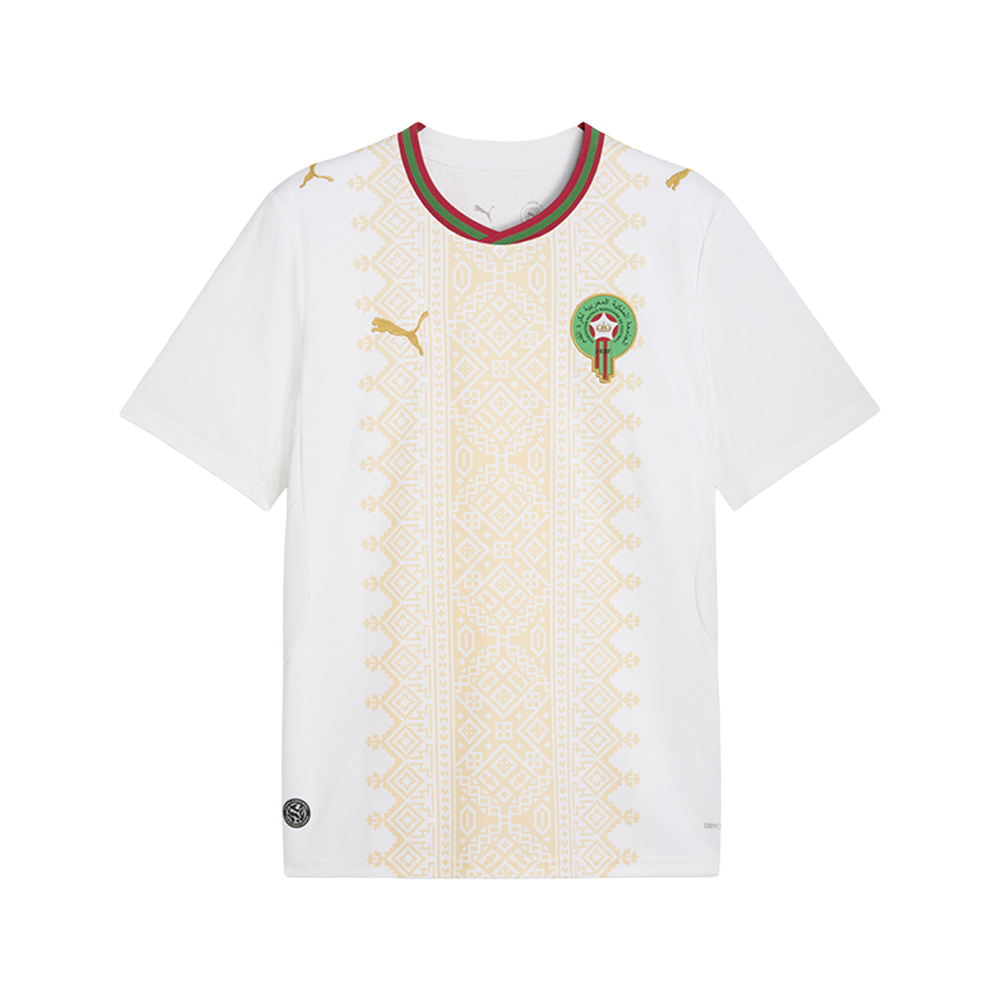 Morocco Away Crew Neck Short Sleeve Replica Jersey