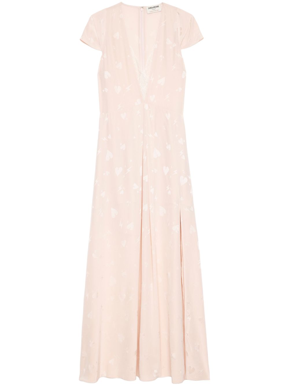 Ravir silk maxi dress - Neutrals