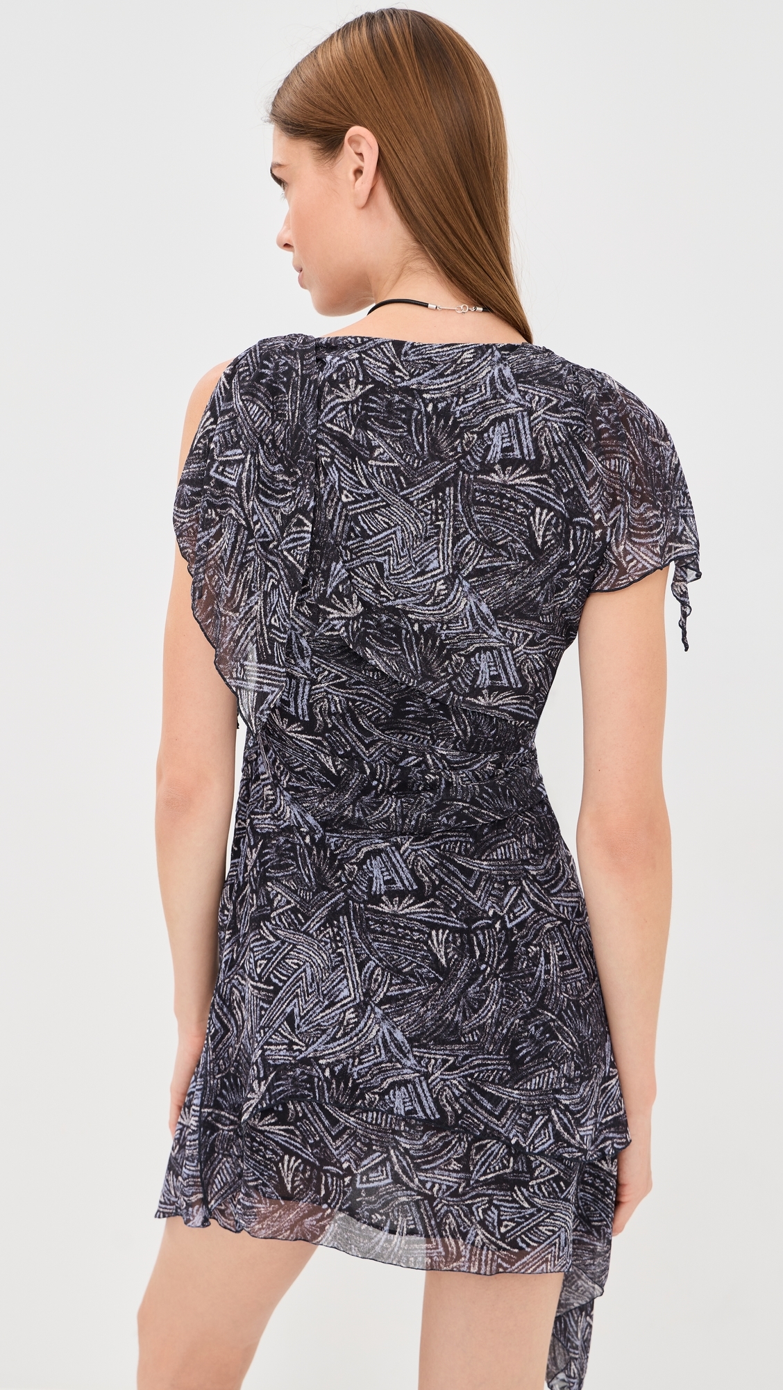 Trysha Silk Dress Faded Night