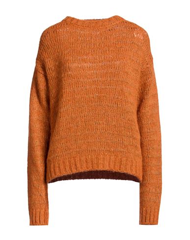 Woman Sweater Orange Size M Viscose, Alpaca wool, Wool, Polyester