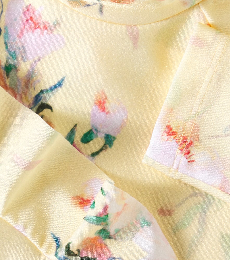 Everley floral rashguard swimsuit