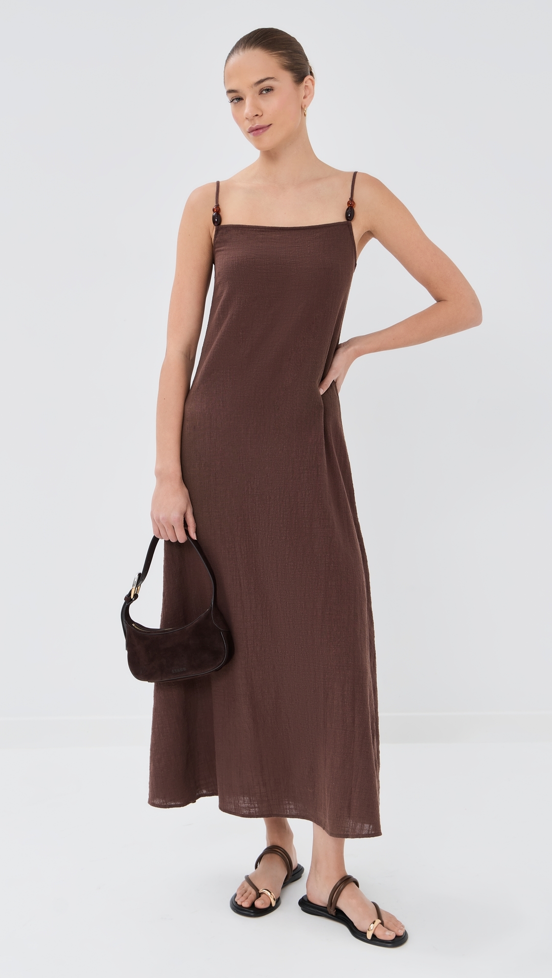 Laura Dress Dark Chocolate