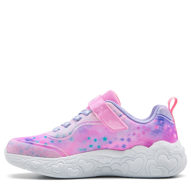 Kids' Heart Lights Light Up Sneaker Little/Big Kid Shoes (Light Pink Multi)