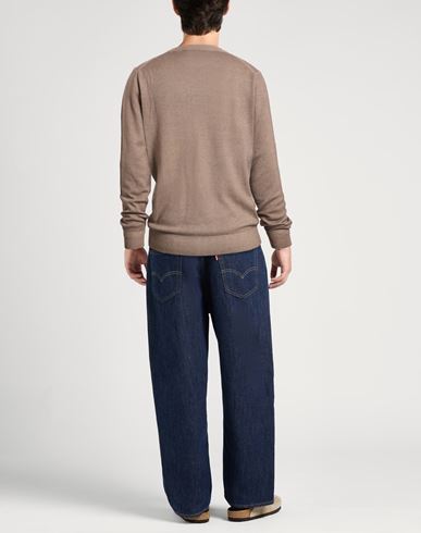 Man Sweater Light brown Size 36 Cashmere