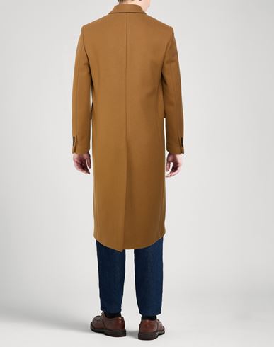 Man Coat Camel Size 38 Virgin Wool, Polyamide