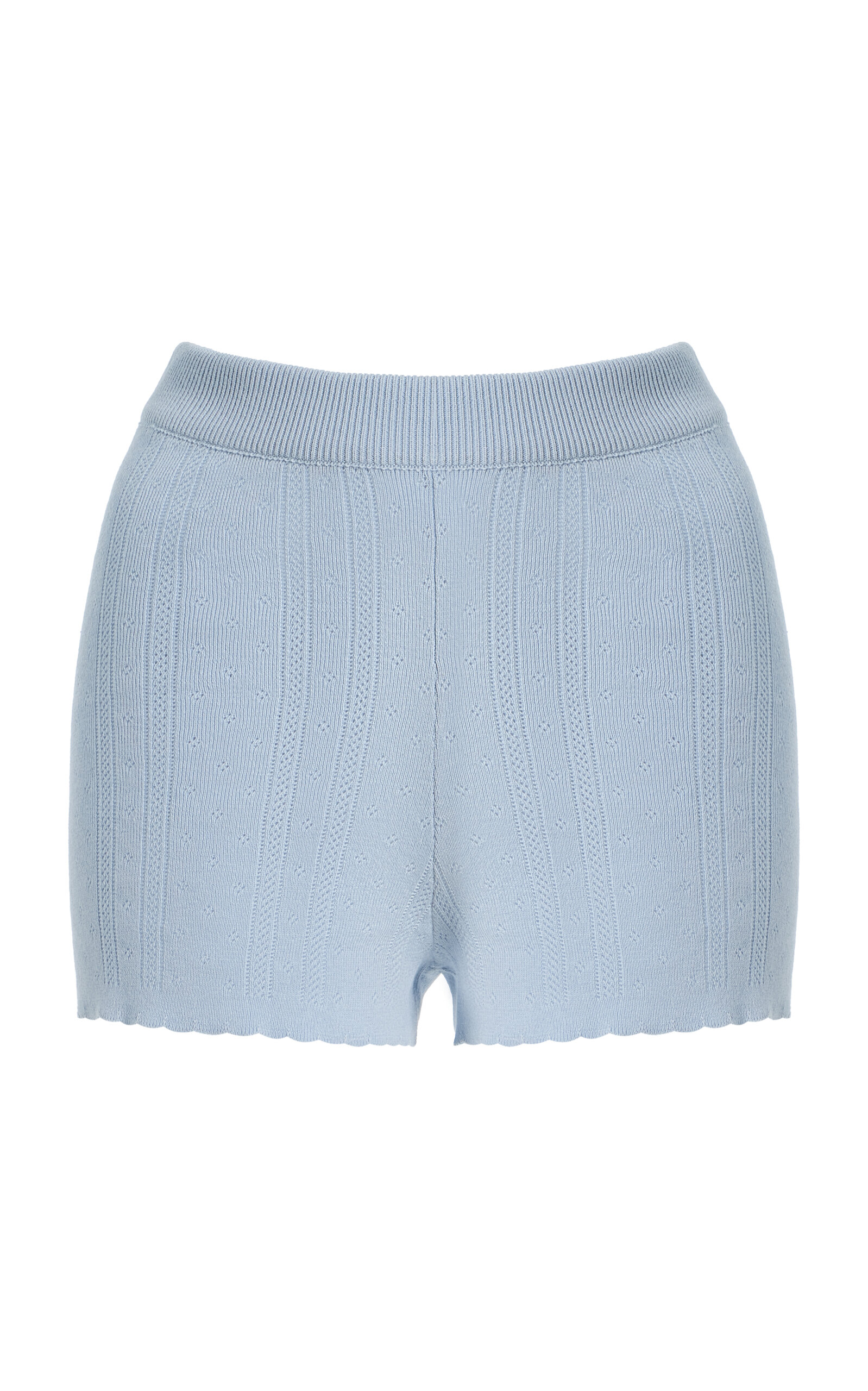 Mina Cotton Pointelle Shorts - Moda Operandi