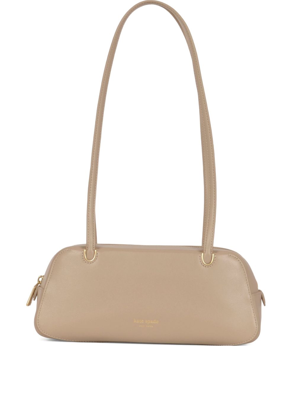 Grace zip-top shoulder bag - Neutrals