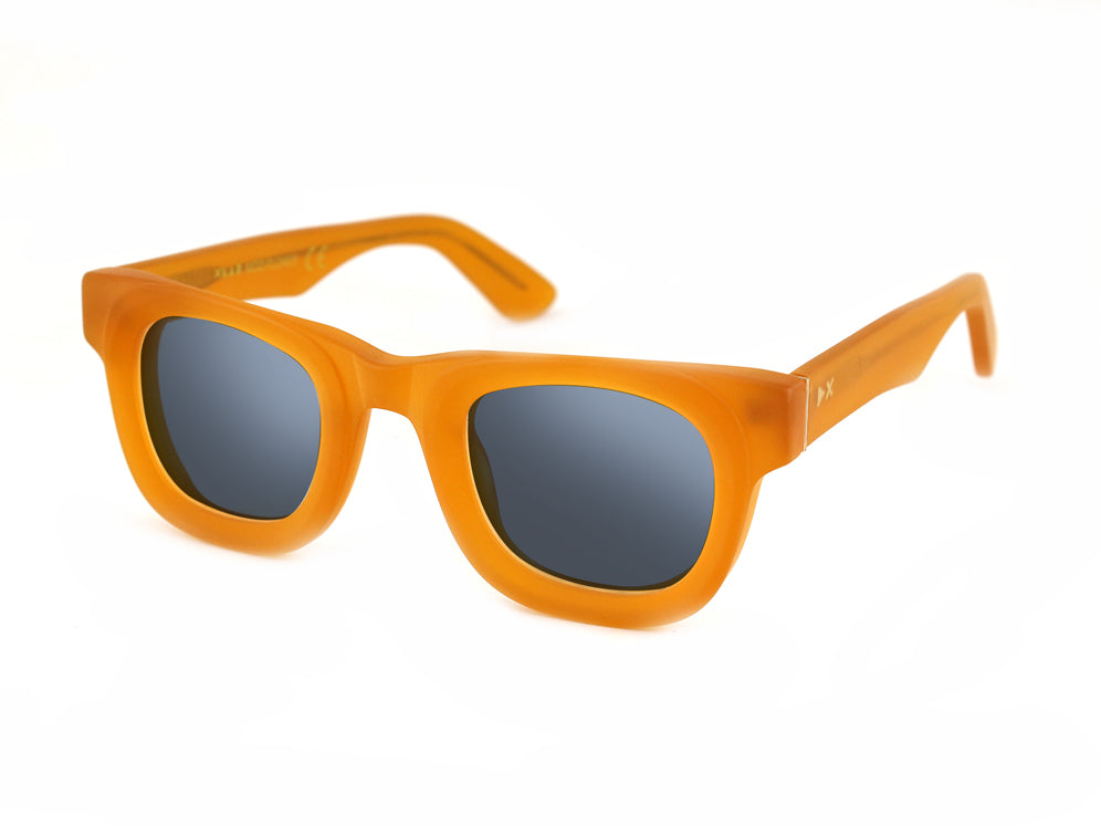 XLAB Unisex Flores Montature da vista Acetato Giallo opaco Squadrata Demo
