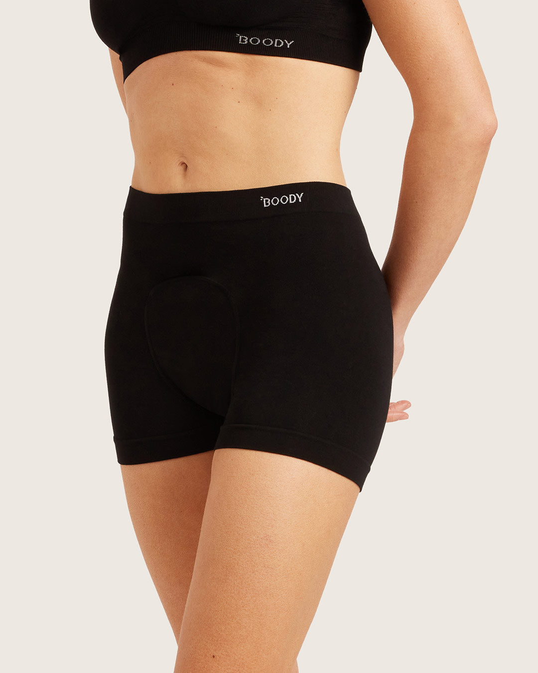 Period & Leak Proof - Undershorts 3" - Moderate - Black