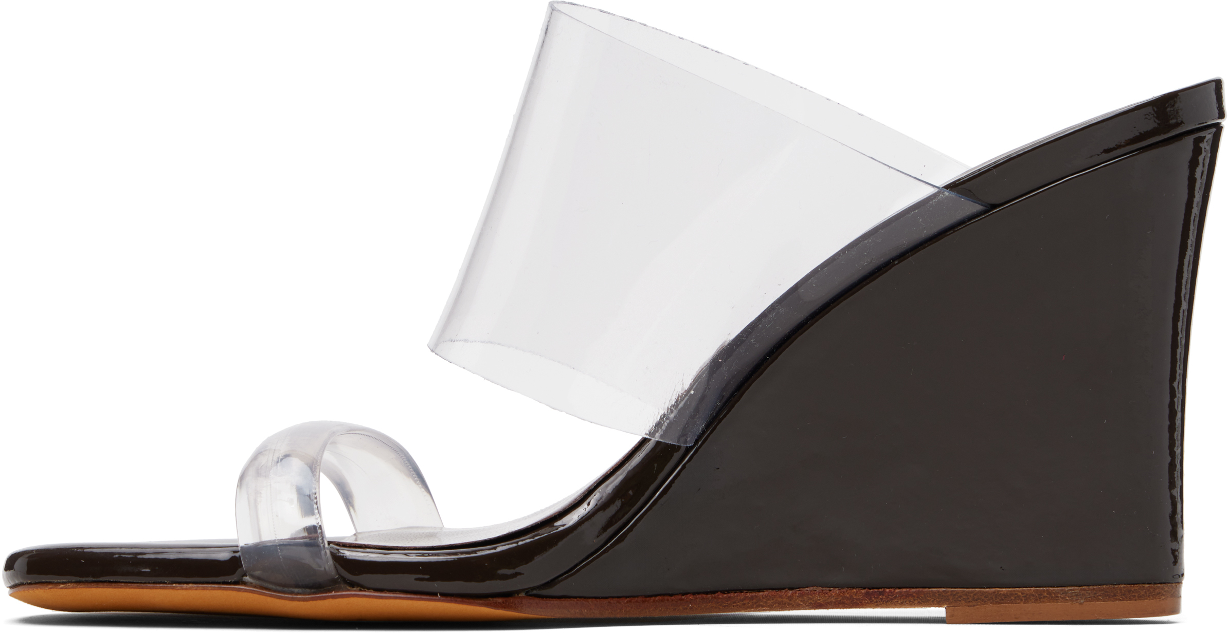 Brown Olympia Wedge Heeled Sandals
