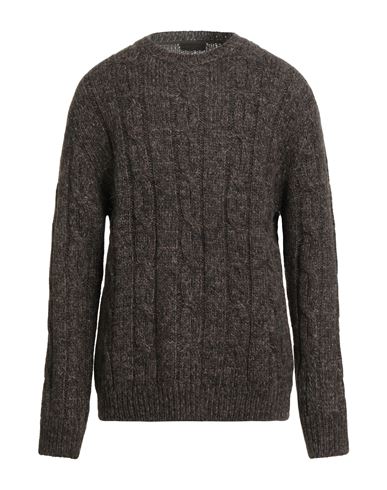 Man Sweater Dark brown Size XXL Acrylic, Wool, Alpaca wool