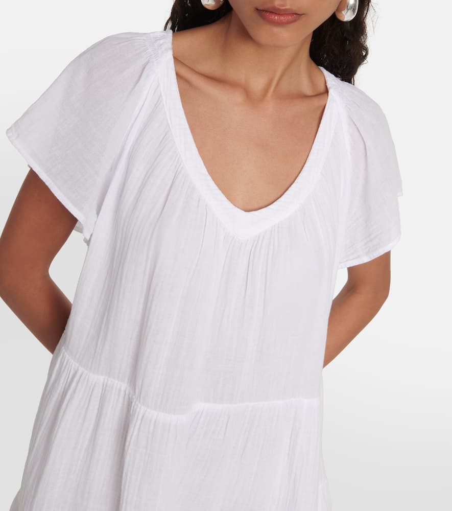 Eleanor cotton tiered minidress