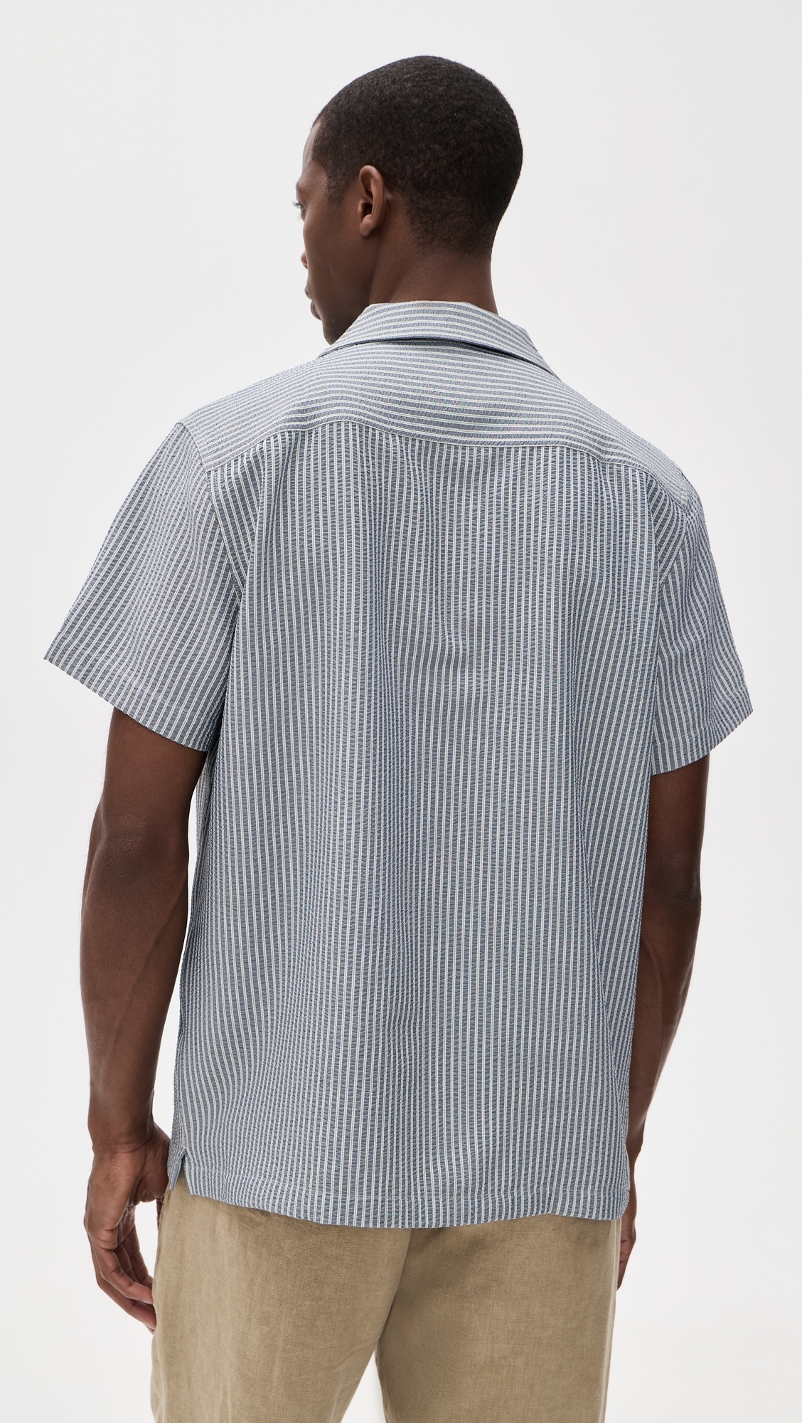 Amalfi Shirt Navy Deck Stripe
