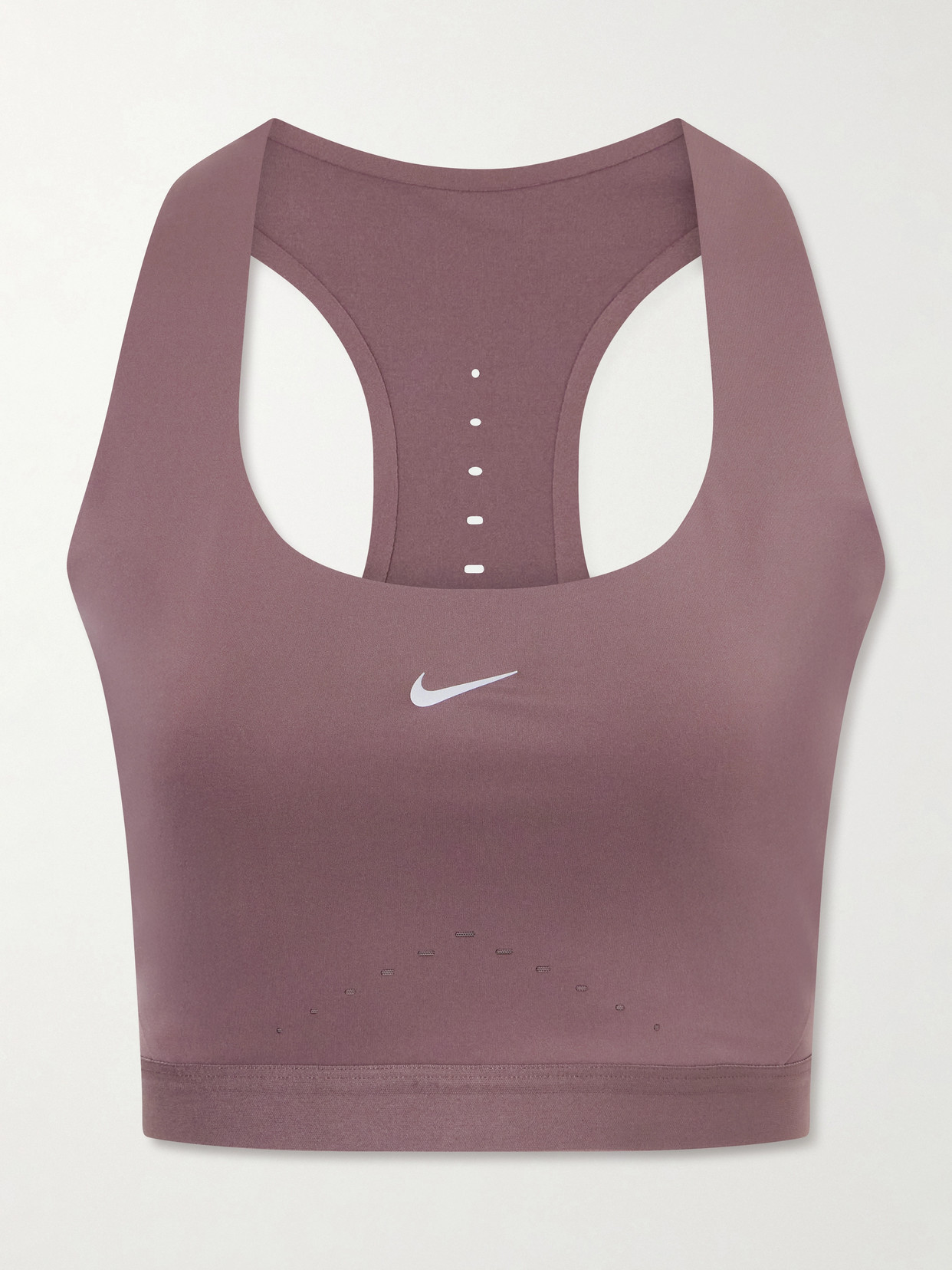 Swift Mesh-trimmed Dri-fit Sports Bra - Purple