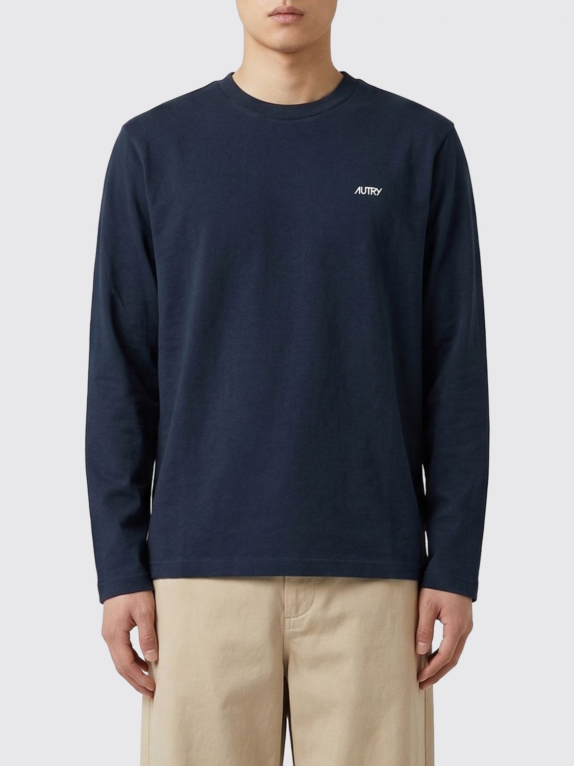 Dark Blue Cotton T-shirt