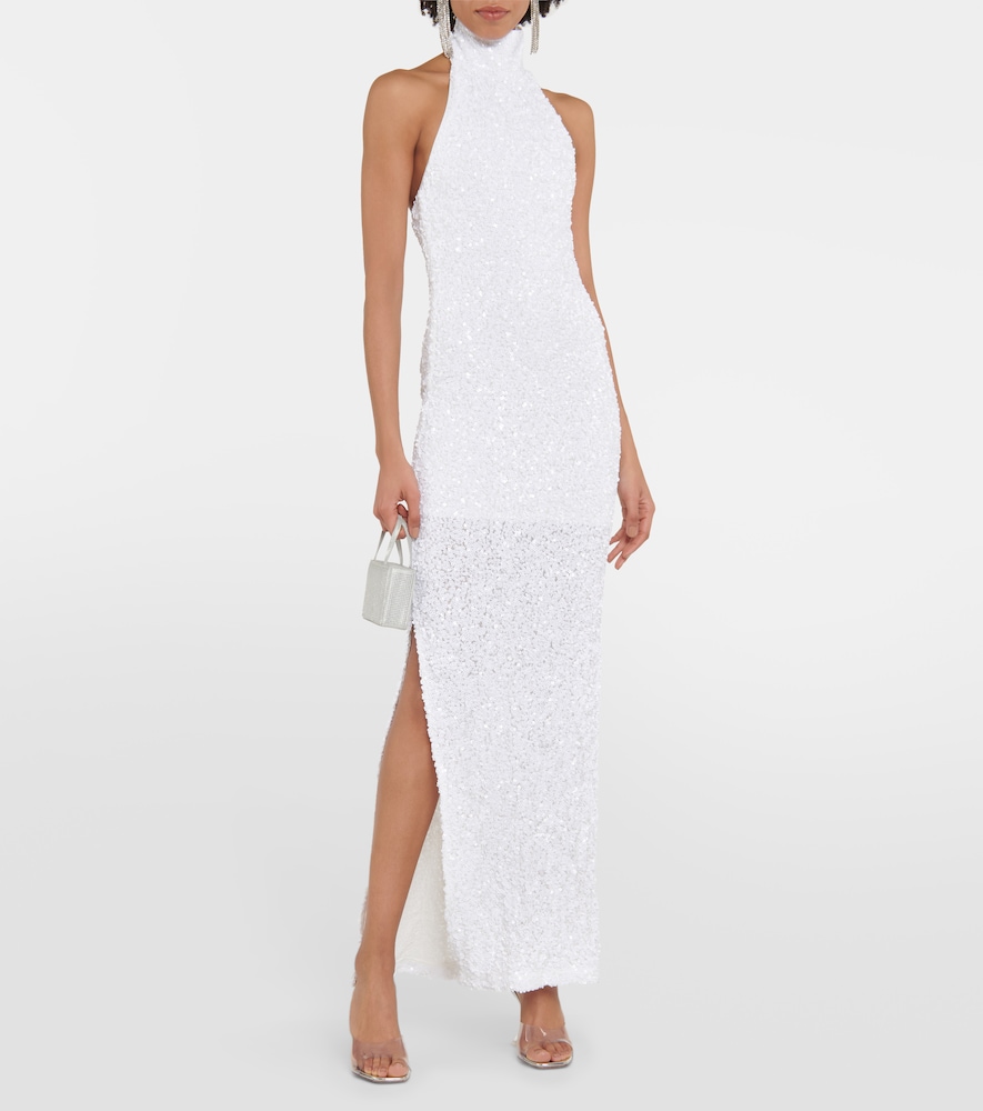 Rotate Bridal Kasia sequined maxi dress