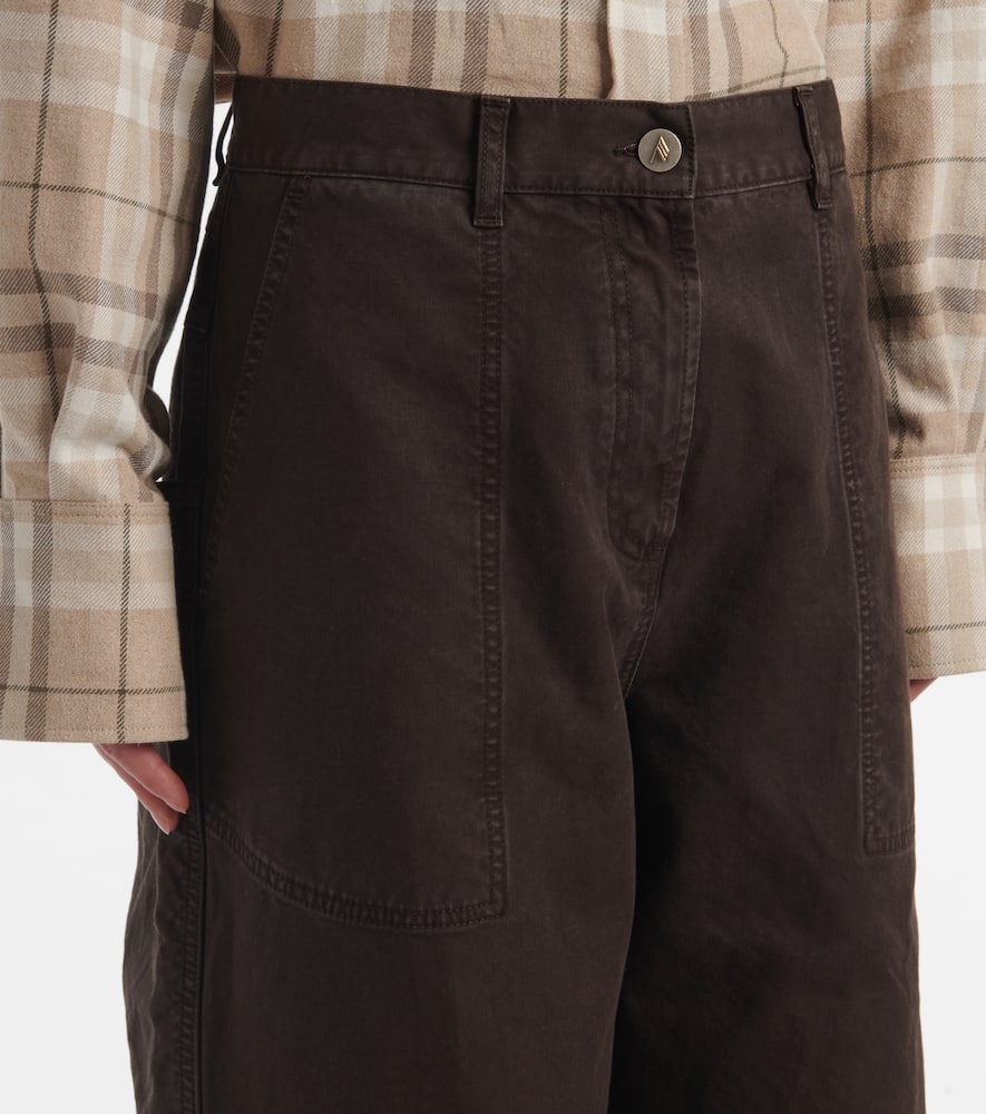 High-rise wide-leg jeans