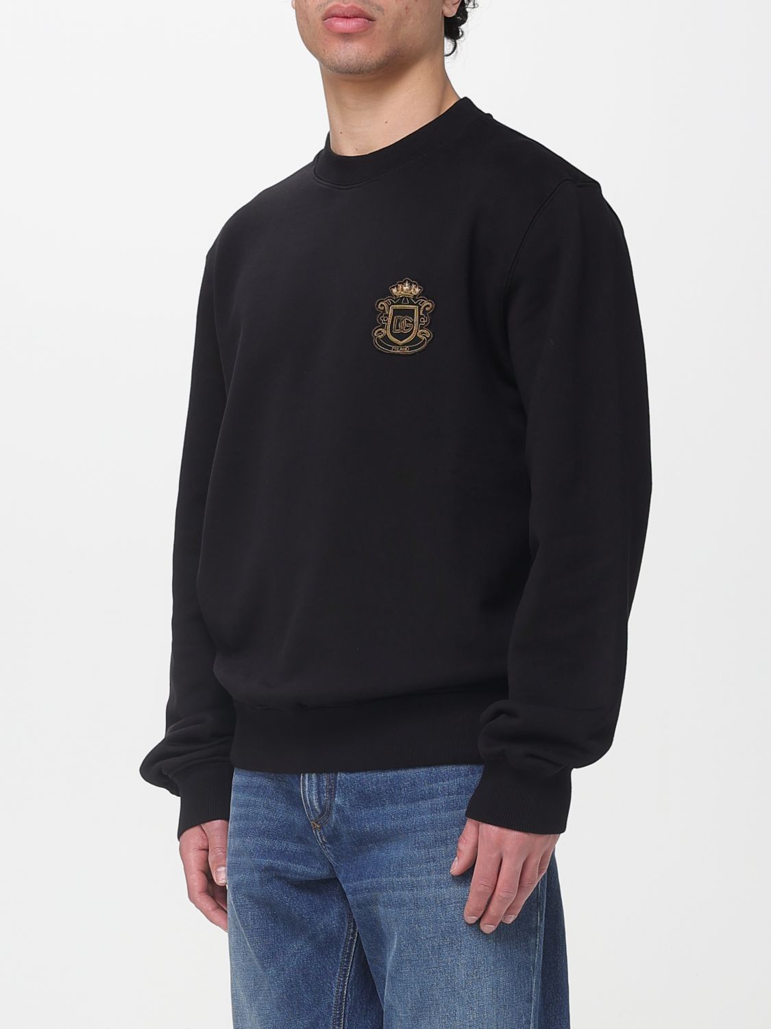 Sweatshirt Men color Black