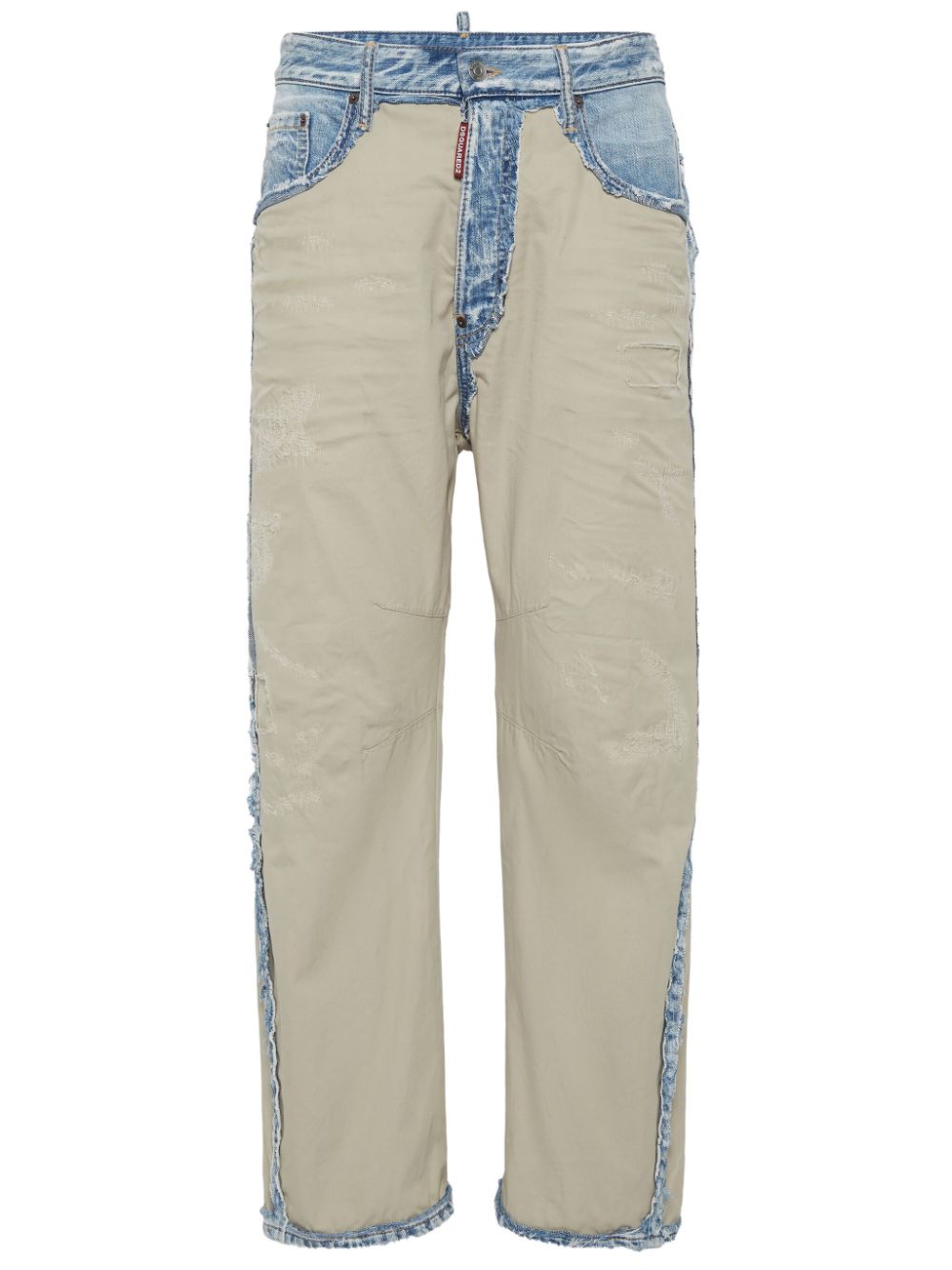 Inside out-effect jeans - Neutrals