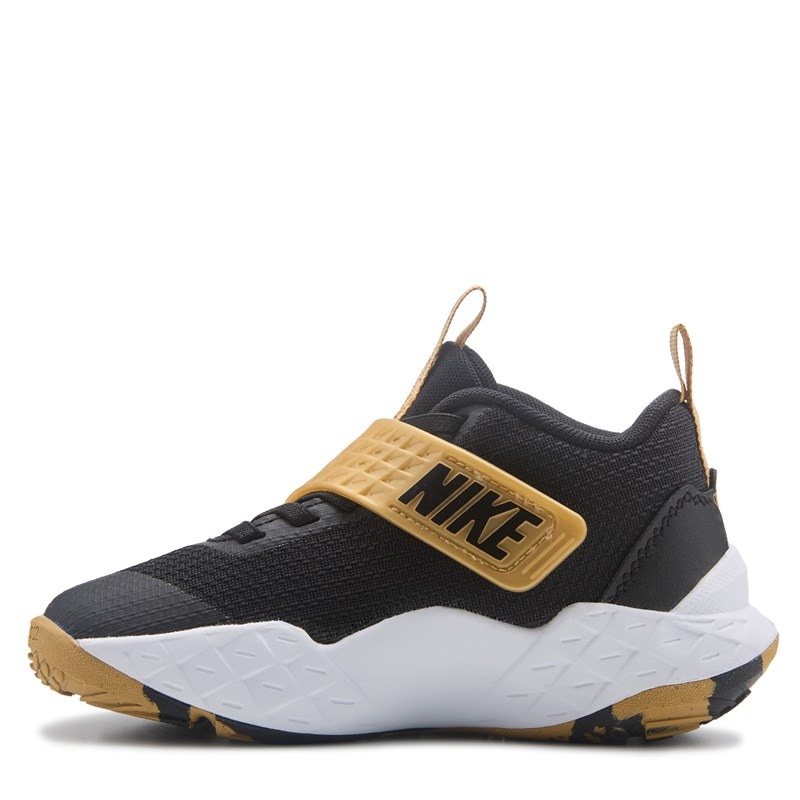 Kids' Hustle 12 Basketball Shoe Little Kid Shoes (Black/Gold)