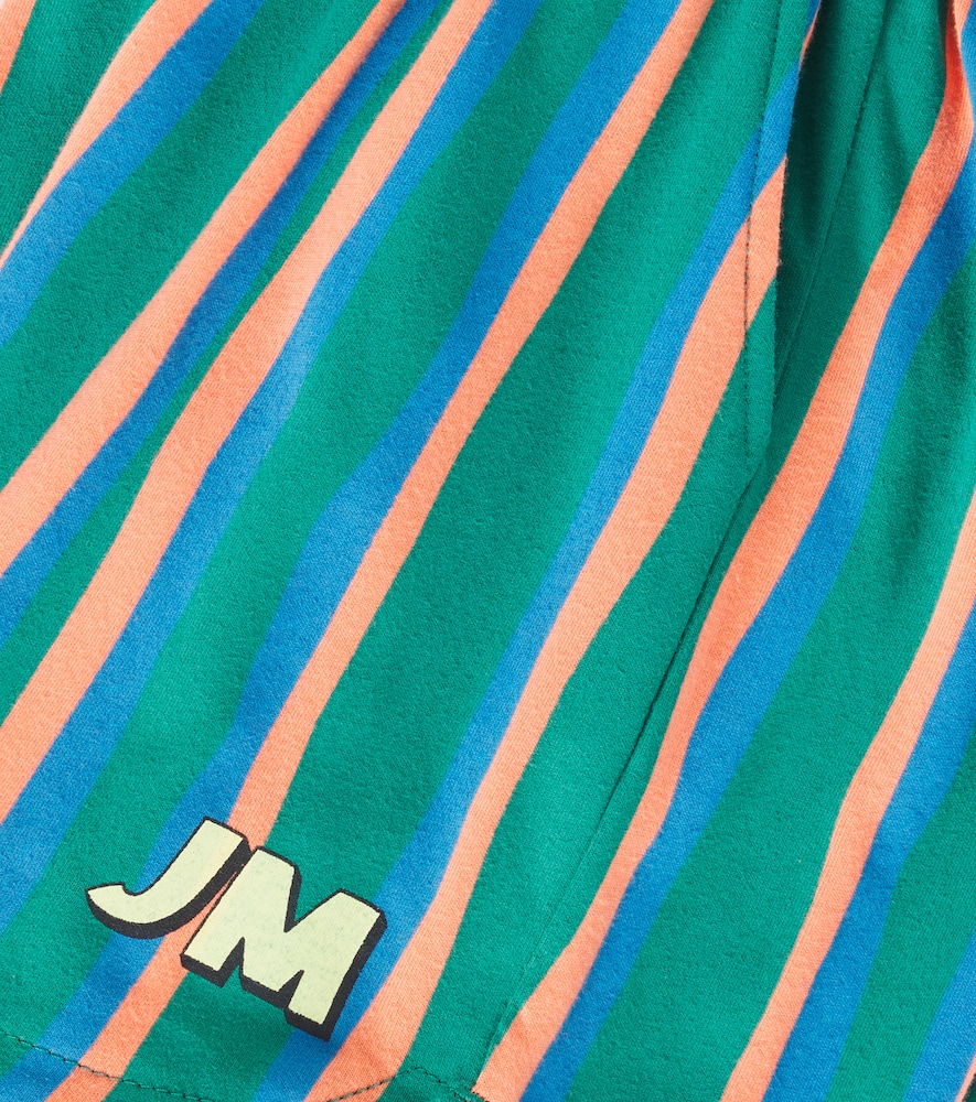 JM striped cotton shorts