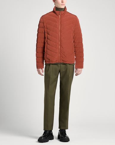 Man Puffer Rust Size L Polyester, Nylon