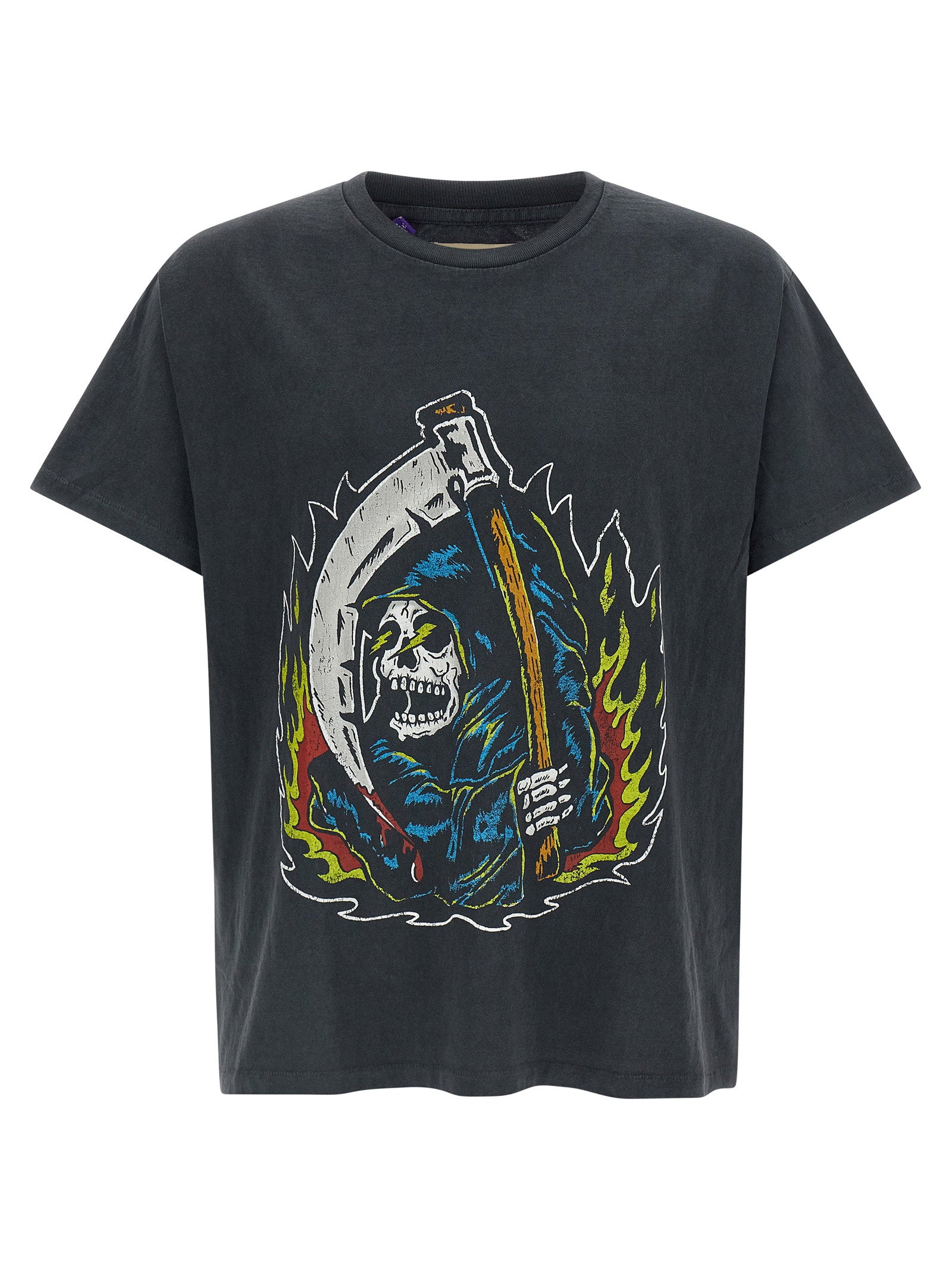 Graphic Print T-shirt — Black