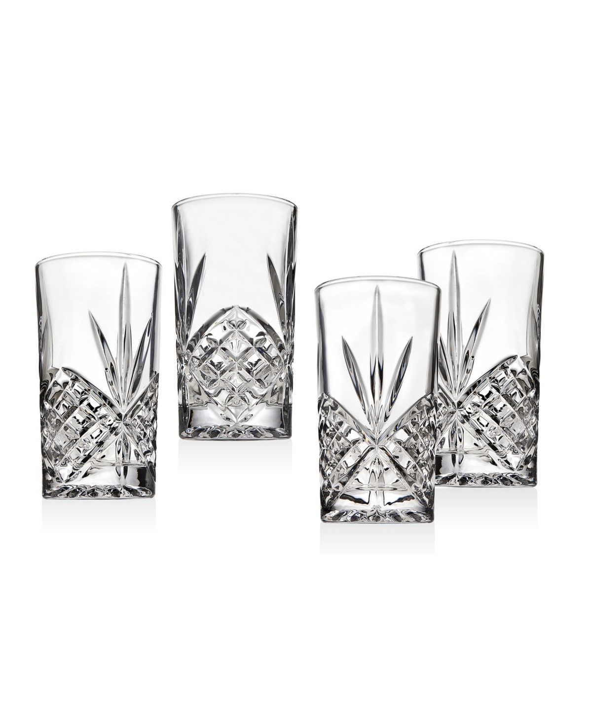 Dublin Highball Glasses, Set of 4 - Clear