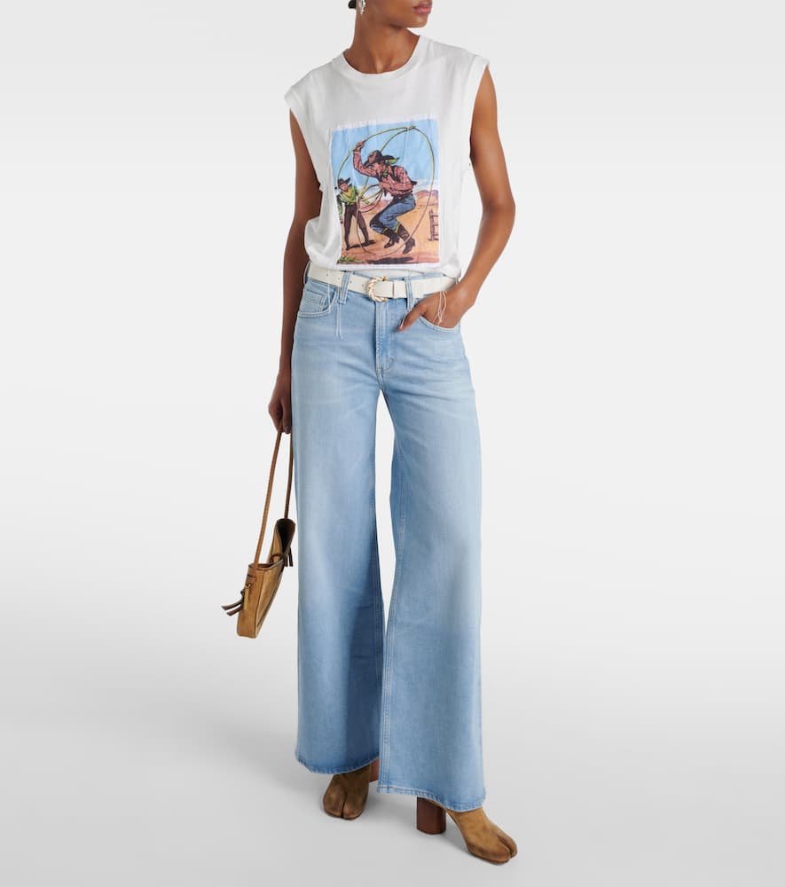Loli mid-rise wide-leg jeans