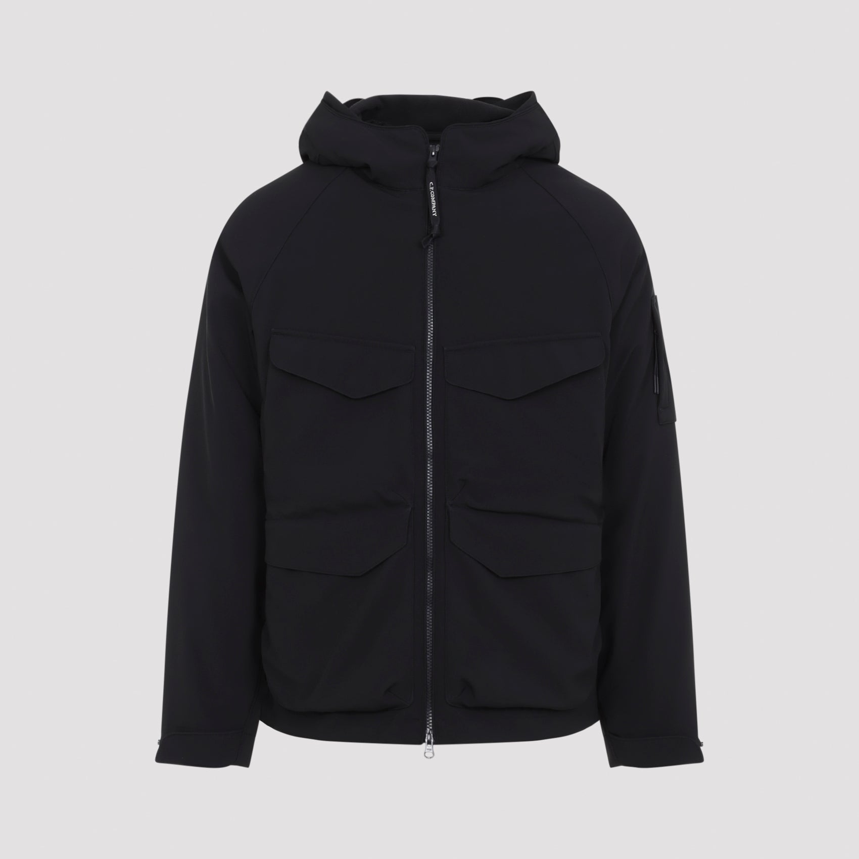 Men's Padded Hooded Lens Jacket