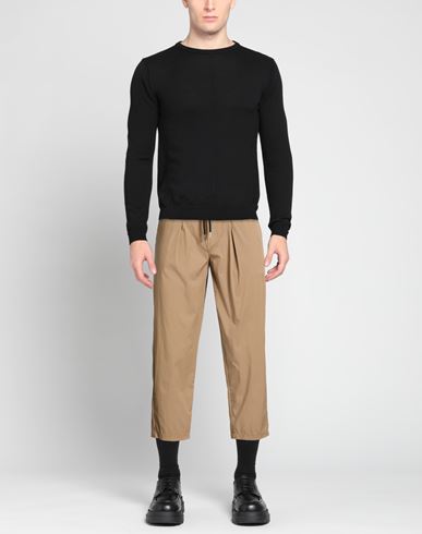 Man Pants Taupe Size L Cotton, Polyamide, Elastane