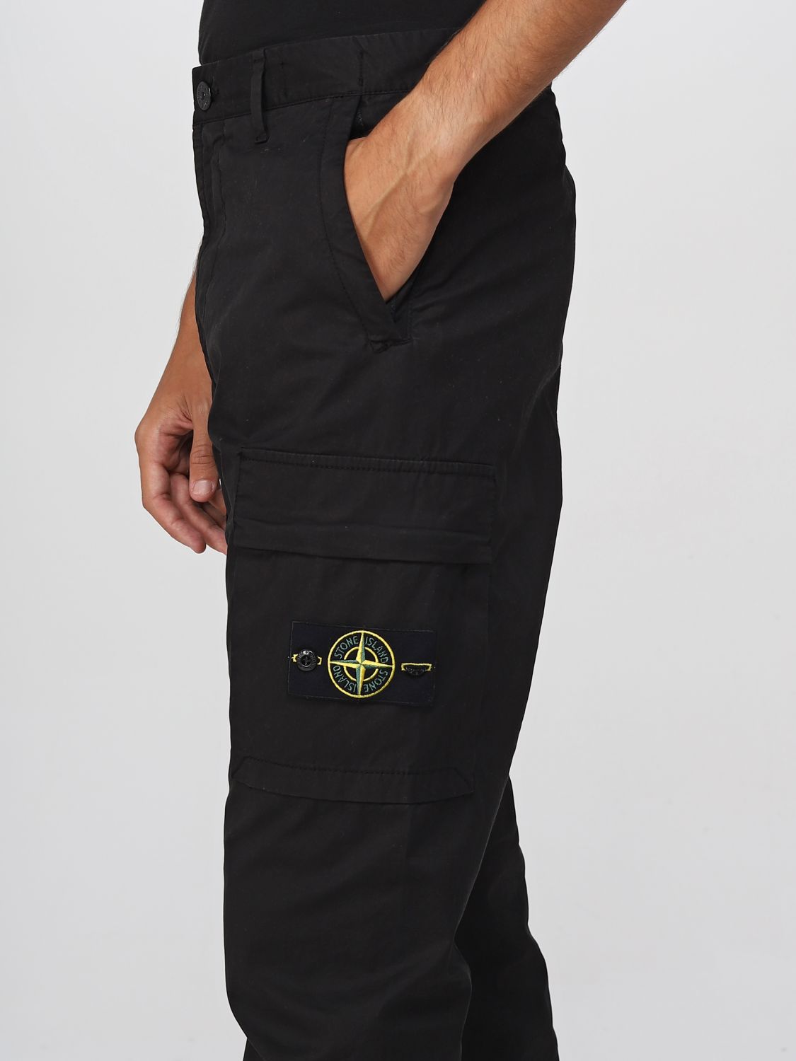 Pants Men color Black