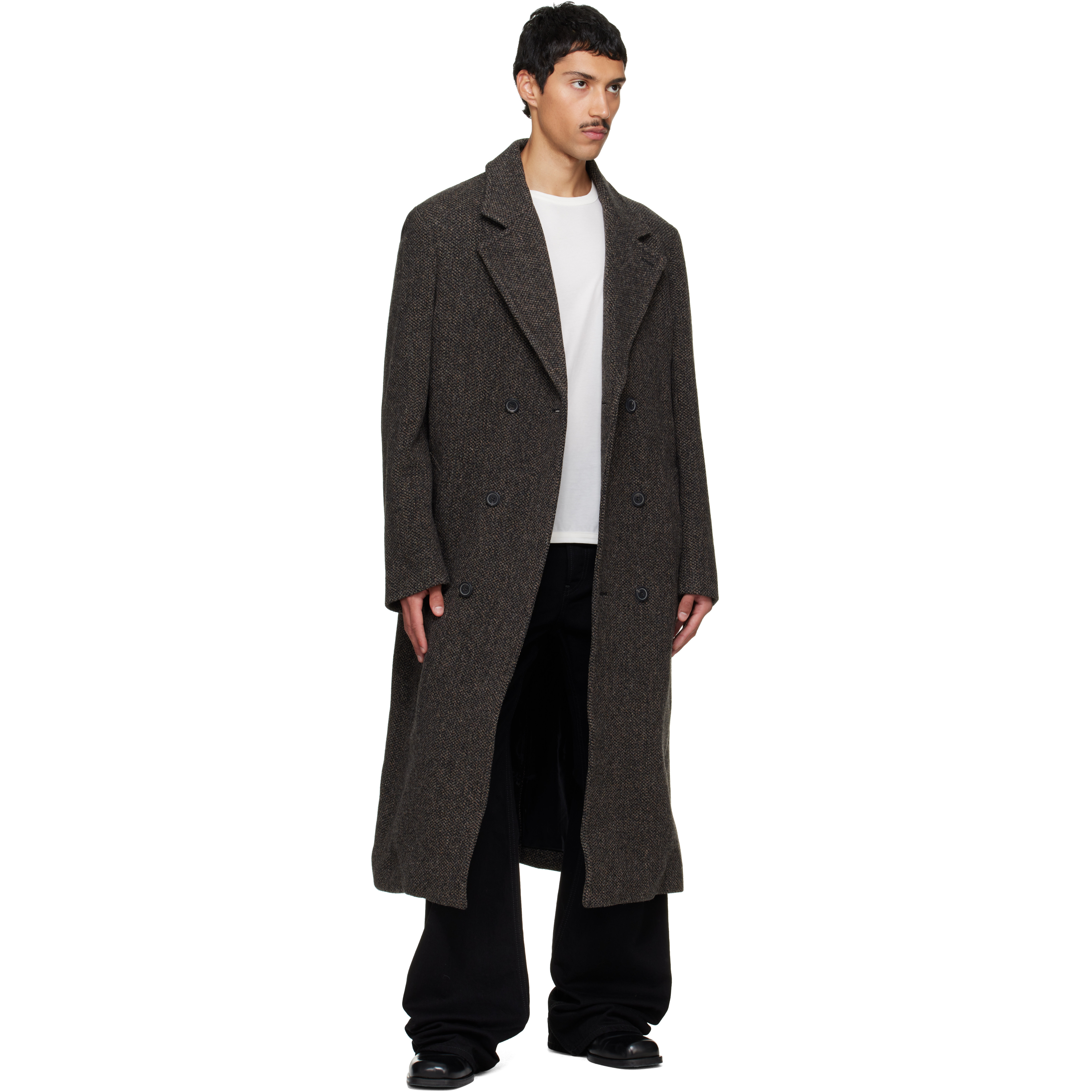 Brown Tweed Coat