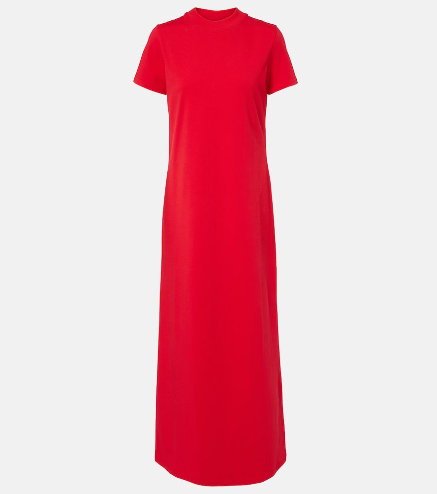 Malo cotton jersey maxi dress