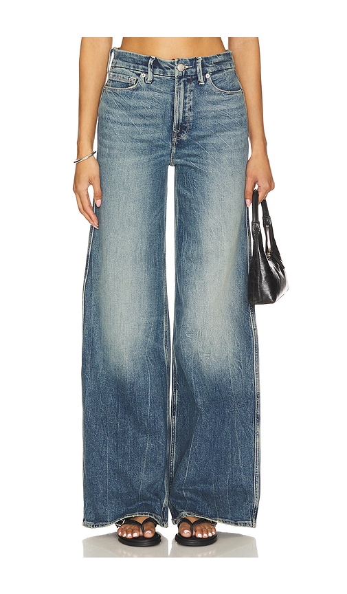 Good American Good Skate Wide Jeans in Blue. -  8 also in 0, 00, 10, 12, 14, 16, 18, 2, 20, 22, 24