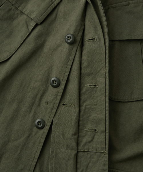 2ND POPLIN JUNGLE FATIGUE JACKET_OLIVE