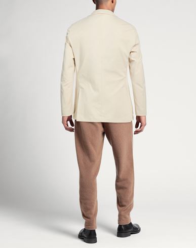 Man Blazer Beige Size 40 Cotton, Polyamide, Elastane