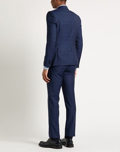 David Line Man Suit Navy Size 44 Wool, Cashmere